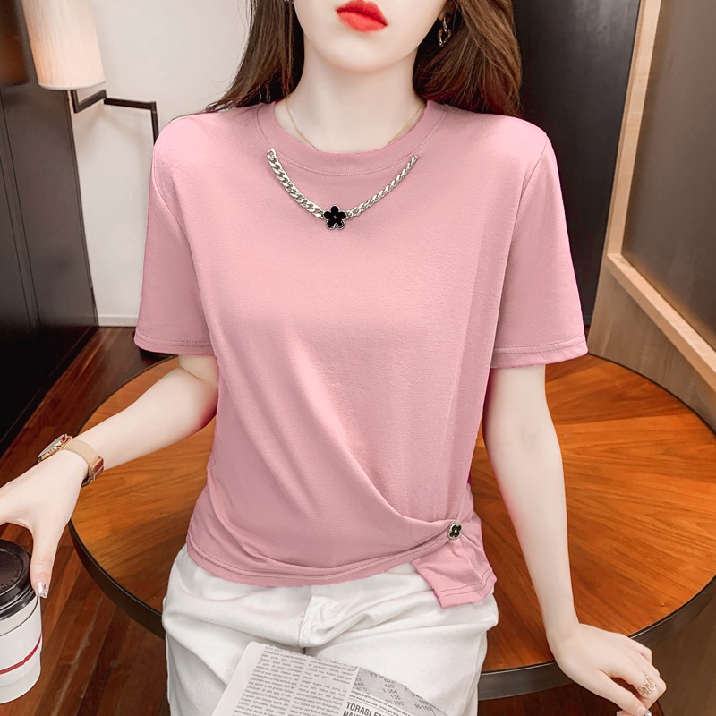 เสื้อผ้าวัยรุ่นเกาหลี เสื้อยืดวัยรุ่นผู้หญิง มีขนาด S M L XL