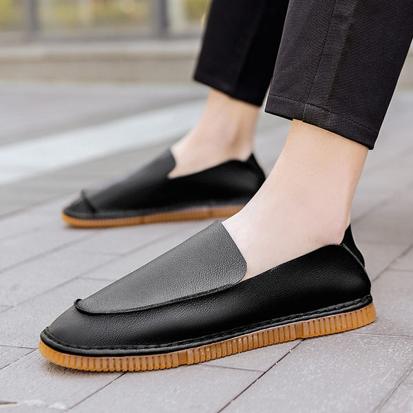 รองเท้าหนังผู้ชาย มีไซส์39-44 รองเท้าโลฟเฟอร์ชาย Slip-On Shoes
