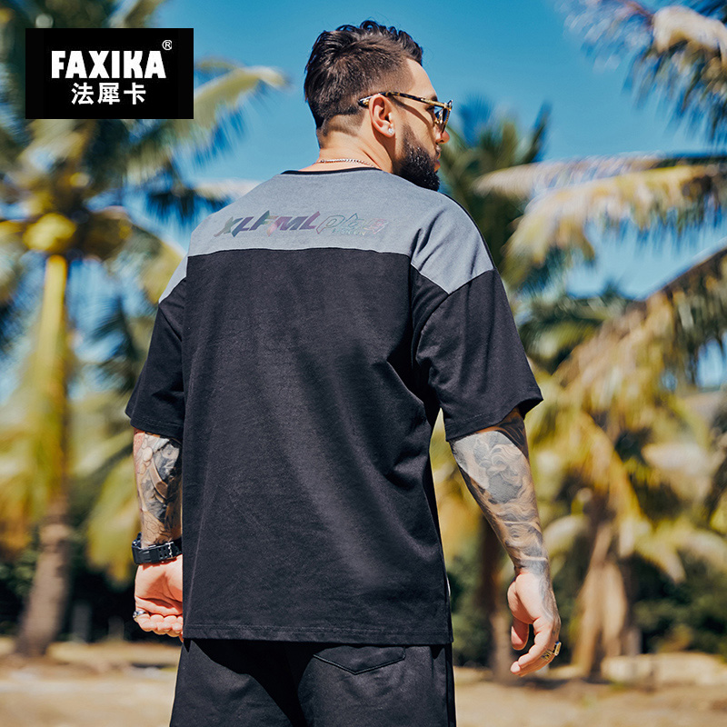 เสื้อยืดผู้ชายอ้วน S-5XL(อกเสื้อ39-51นิ้ว)