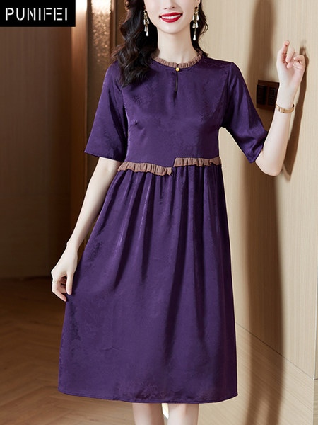 เดรสวัยผู้ใหญ่40-60ปี เดรสคุณแม่ ชุดเดรสทำงานวัยผู้ใหญ่ แบรนด์ MAMA DRESS