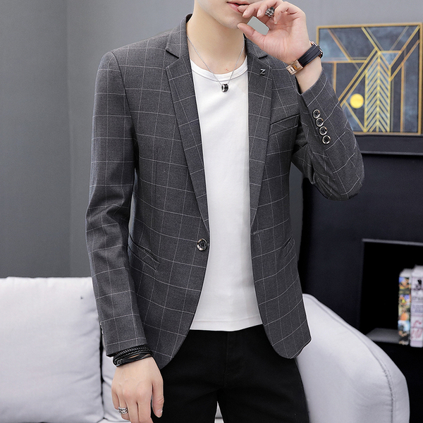 สูท Blazers ผู้ชาย เสื้อคลุมสไตล์สูท สำหรับผู้ชาย