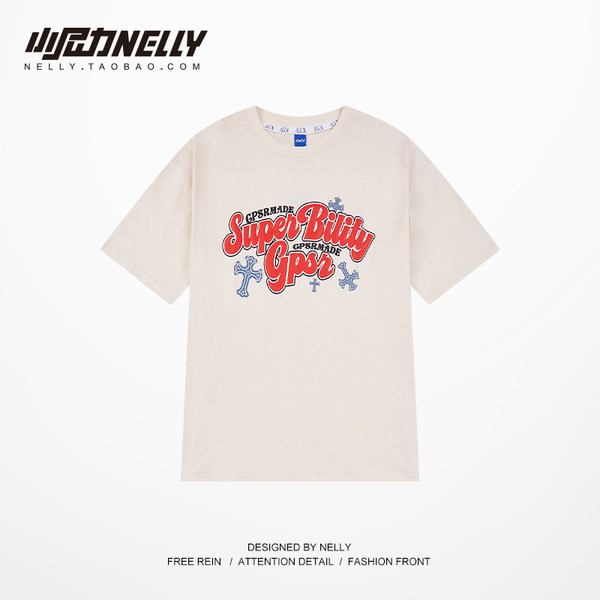 เสื้อยืดคอกลม ผู้ชาย เสื้อยืดผู้ชายเกาหลี เสื้อยืดเกาหลี แบรนด์ NELLY