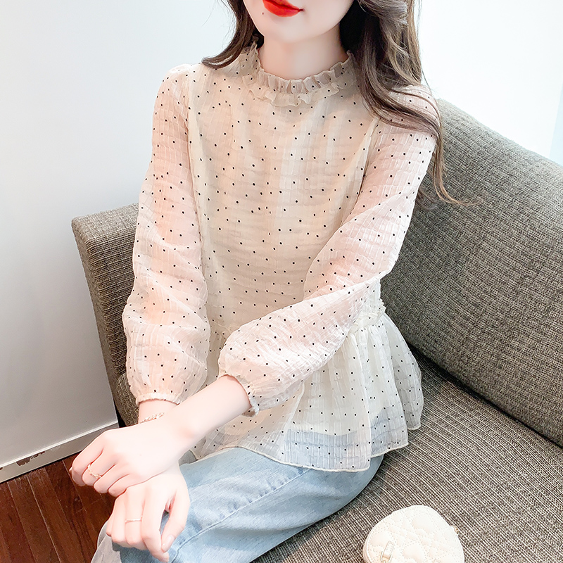 เสื้อเชิ้ตผู้หญิงแขนยาว เสื้อเชิ้ตผู้หญิงใส่ทํางาน 390 บาทต่อชิ้น ฟรีค่าจัดส่ง