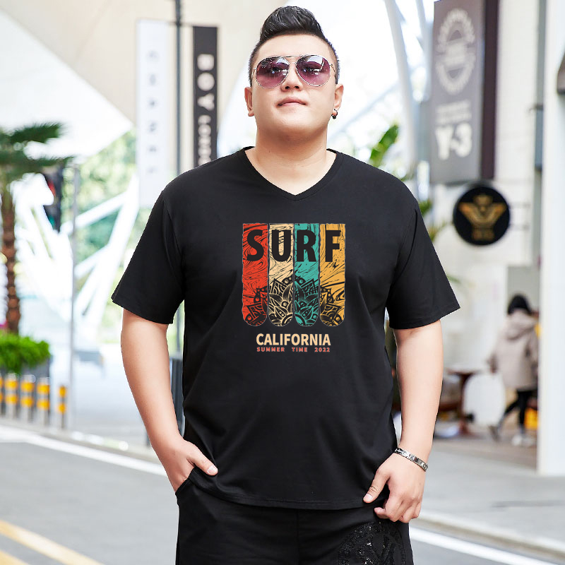 เสื้อยืดผู้ชายอ้วน S-5XL(อกเสื้อ39-51นิ้ว)