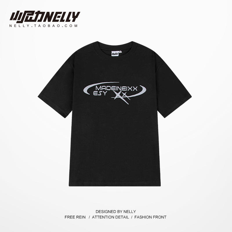 เสื้อยืดคอกลม ผู้ชาย เสื้อยืดผู้ชายเกาหลี เสื้อยืดเกาหลี แบรนด์ NELLY