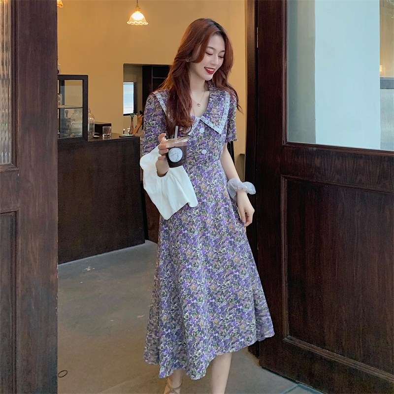 เดรสวัยรุ่น-เดรสคนอ้วนวัยรุ่น L-4XL(อก38-46 นิ้ว)