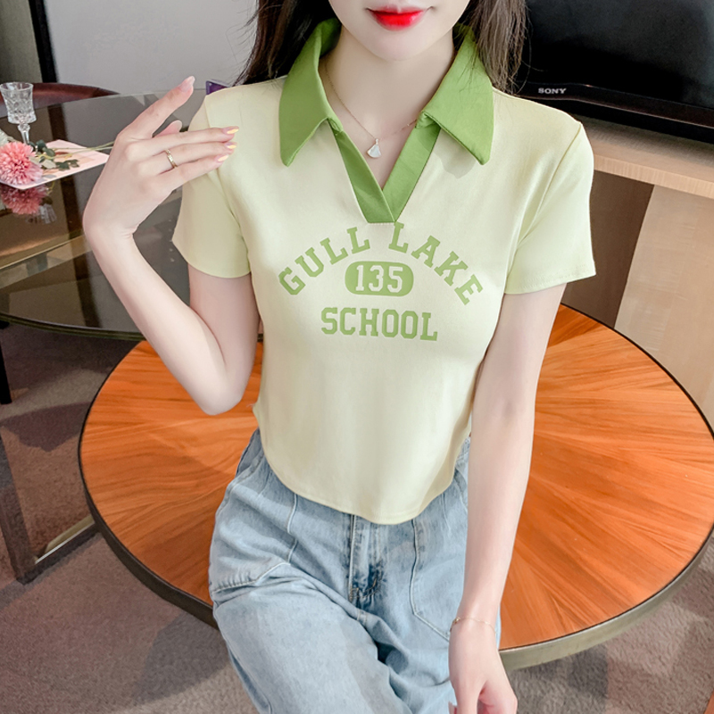 เสื้อผ้าวัยรุ่นเกาหลี เสื้อยืดวัยรุ่นผู้หญิง มีขนาด S M L XL