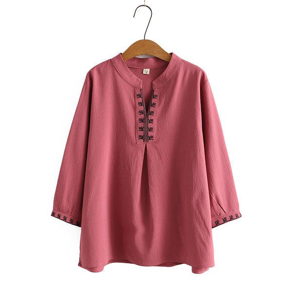 เสื้อลินินสไตล์ผู้ใหญ่ เสื้อคุณแม่ เสื้อผู้ใหญ่ แบรนด์ LININ