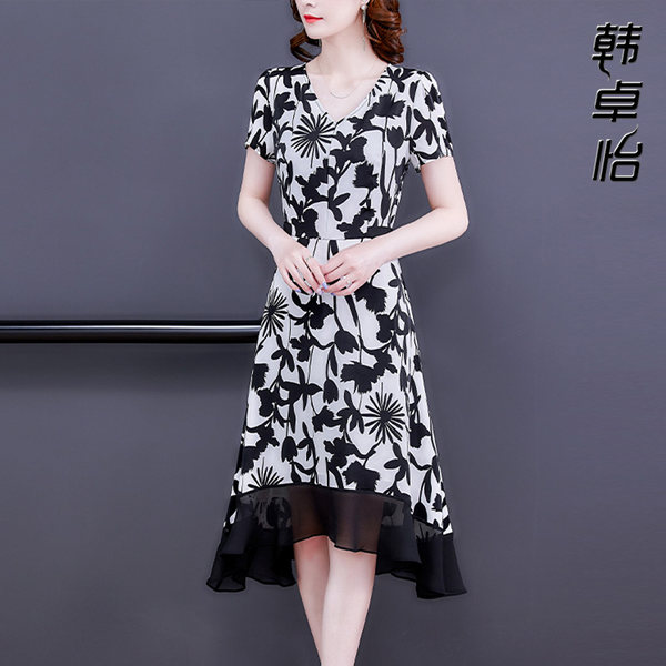 เดรสวัยผู้ใหญ่40-60ปี เดรสคุณแม่ ชุดเดรสทำงานวัยผู้ใหญ่ แบรนด์ MAMA DRESS