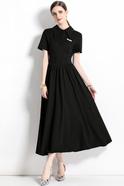 ชุดเดรสยาวสวยๆ ชุดเดรสยาวใส่สบาย ใส่ทำงาน