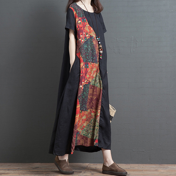 เสื้อผ้าฝ้าย เสื้อผ้าลินิน สไตล์ฤดูร้อน BY Lian Zhi Cotton and linen art สไตล์VINTAGE มีขนาดไซส์อกประมาณ 35-40 นิ้ว