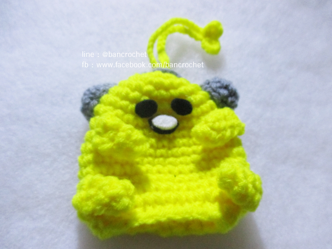 ครอบกุญแจการ์ตูนสีเหลือง