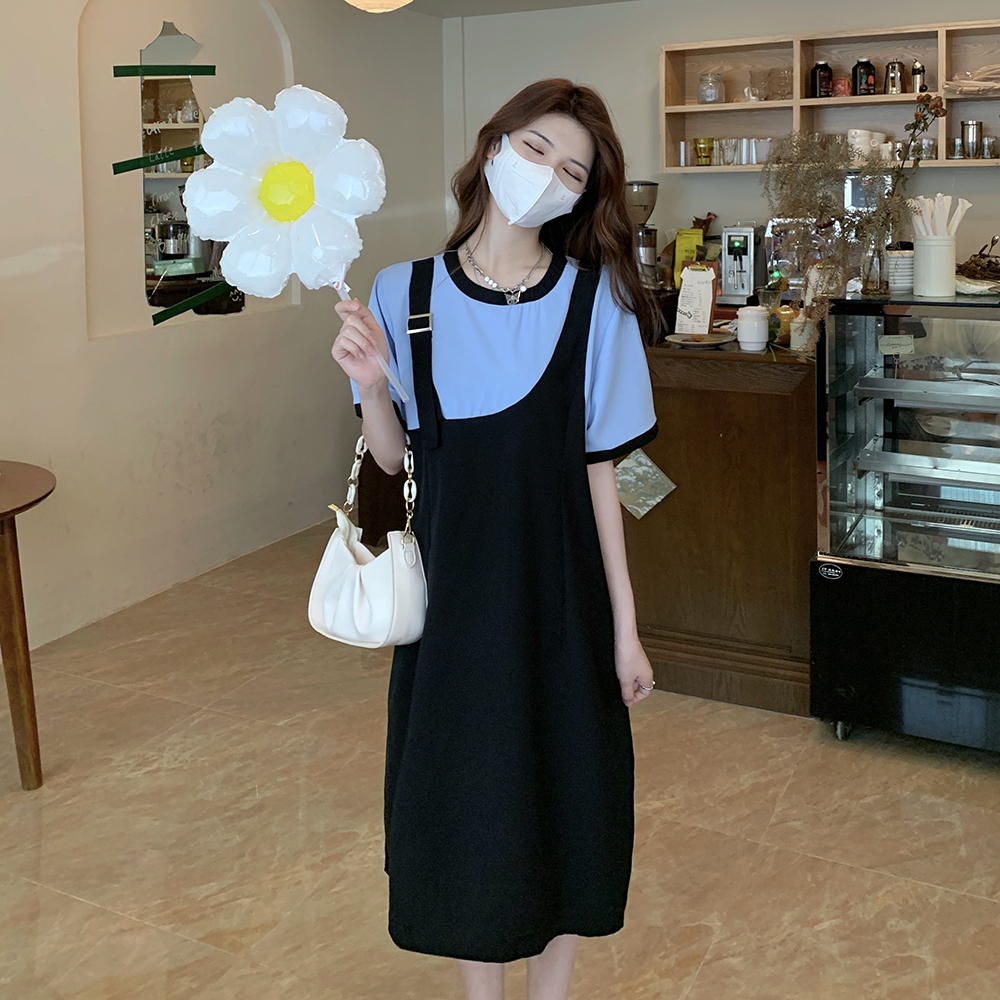 เดรสวัยรุ่น-เดรสคนอ้วนวัยรุ่น L-4XL(อก38-46 นิ้ว)