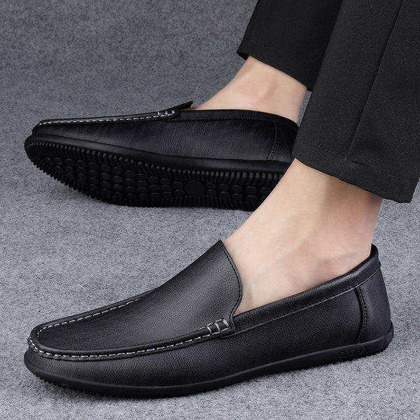 รองเท้าหนังผู้ชาย มีไซส์39-44 รองเท้าโลฟเฟอร์ชาย Slip-On Shoes