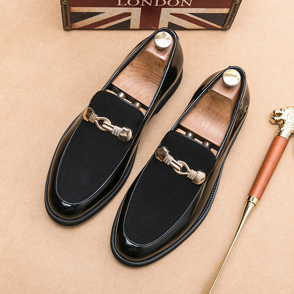 รองเท้าหนังผู้ชาย มีไซส์39-44 รองเท้าโลฟเฟอร์ชาย Slip-On Shoes