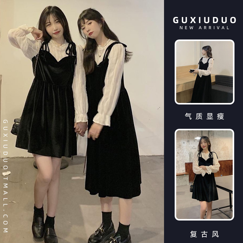 เดรสแขนสั้นมีไซส์L-4XLอก38-47นิ้ว
