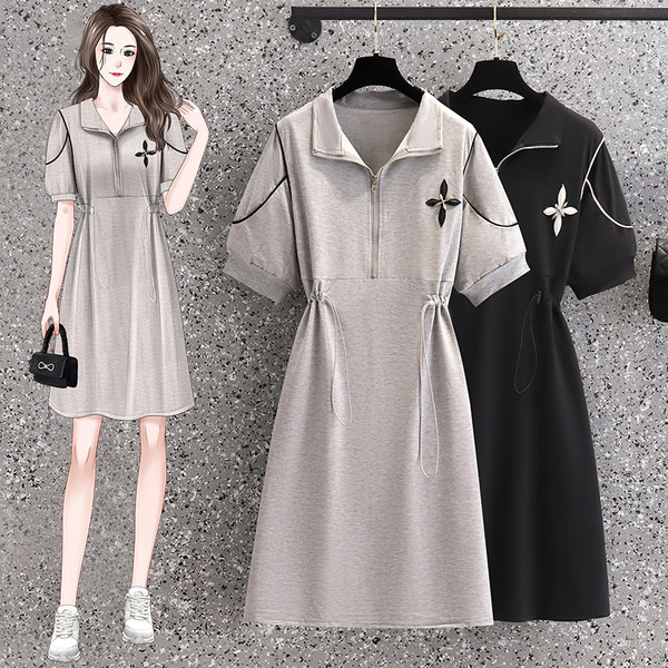 เดรสคนอ้วน เดรสสาวอวบ ชุดเดรสคนอ้วนวัยรุ่น BY PLUS SIZE Girl