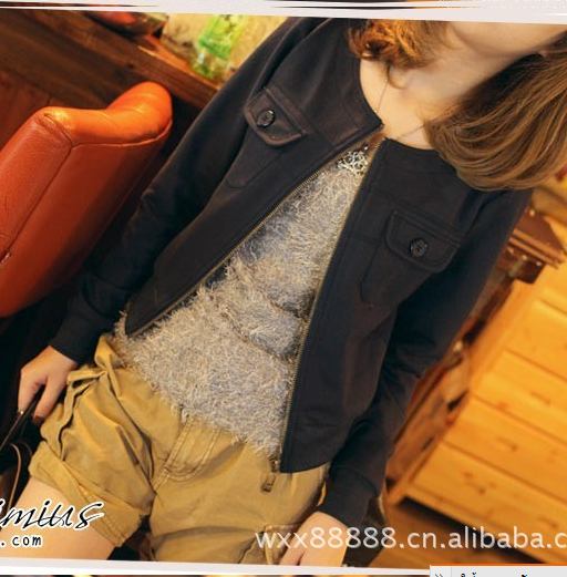 เสื้อคลุม สีดำ สไตล์เกาหลี เก๋ๆ พร้อมส่ง black
