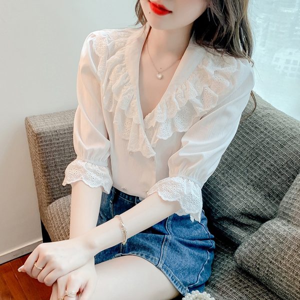 เสื้อลูกไม้สวยๆ เสื้อลูกไม้ เสื้อลูกไม้แฟชั่น BY MIRI