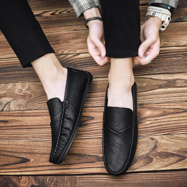 รองเท้าหนังผู้ชาย มีไซส์39-44 รองเท้าโลฟเฟอร์ชาย Slip-On Shoes