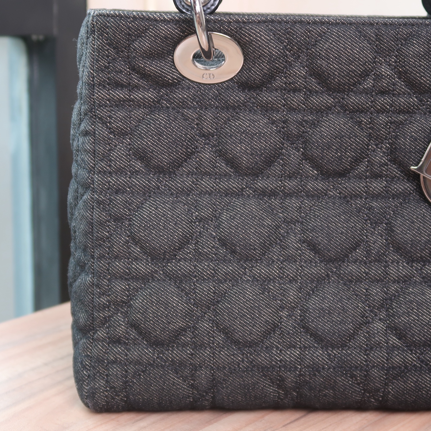 Christian Dior Black Danim Lady 10" SHW