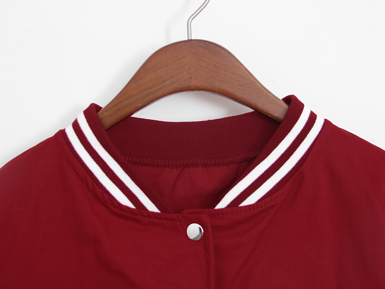 พร้อมส่ง - เสื้อคลุมกันหนาว เบสบอล สีดำ น่ารัก อินเทรนด์ สุดๆ black