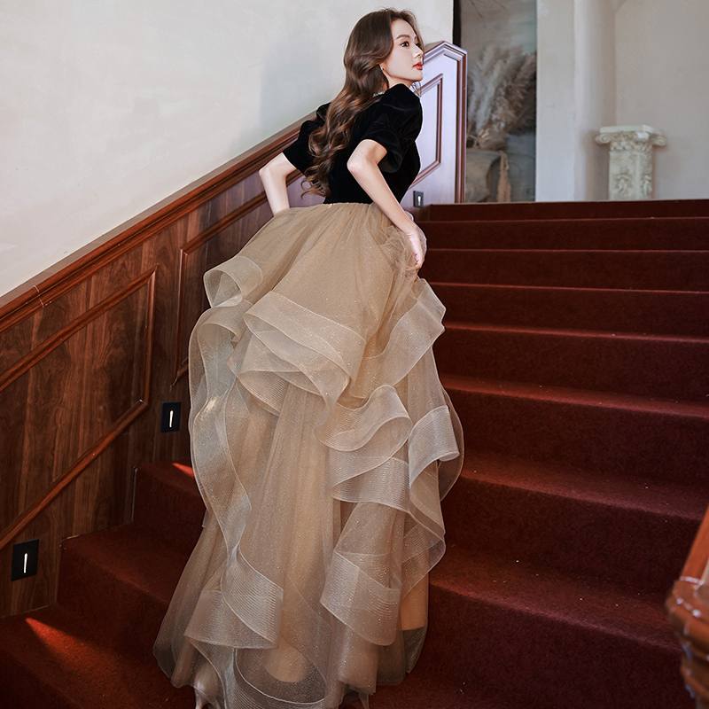 ชุดราตรี ชุดราตรีสวยหรู แบบ ทันสมัย Evening dress