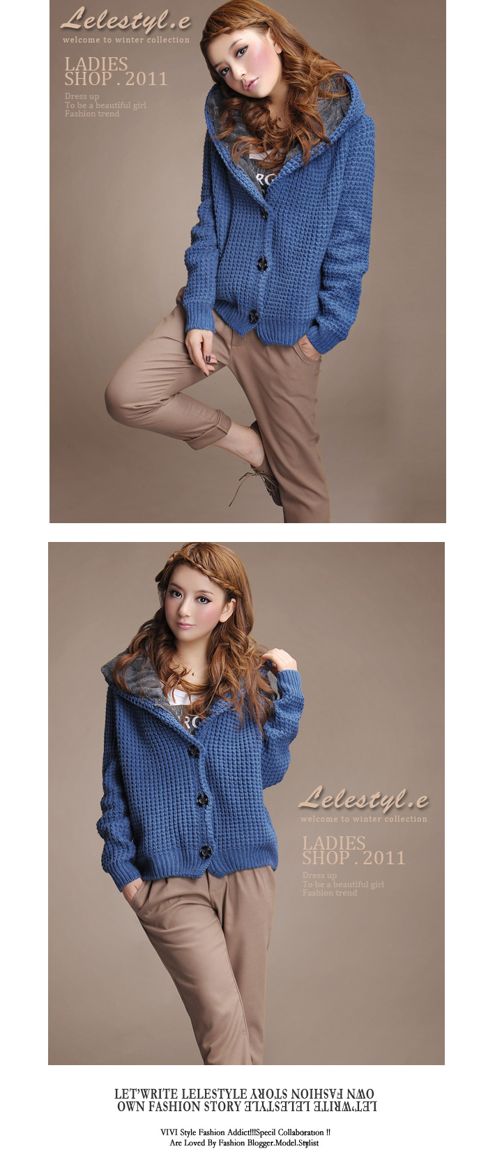 เสื้อกันหนาวฮู้ดดี้ แฟชั่นเกาหลี คุณภาพดี พร้อมส่ง สีกรมท่า เนื้อผ้าตามแบบ ด้านในเป็นขนนิ่มมากค่ะ same pic