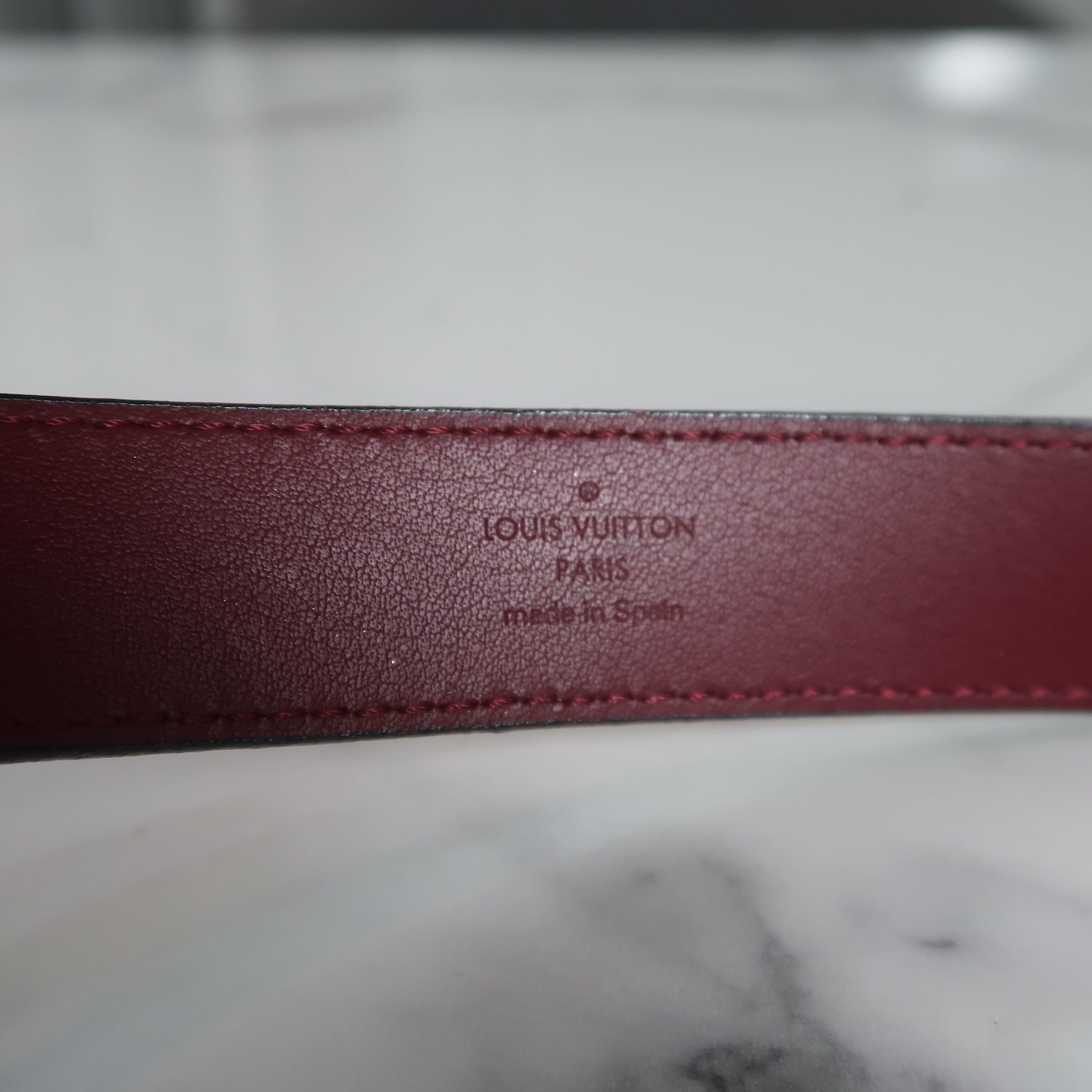 Louis Vuitton Tricolor EPI Leather Belt