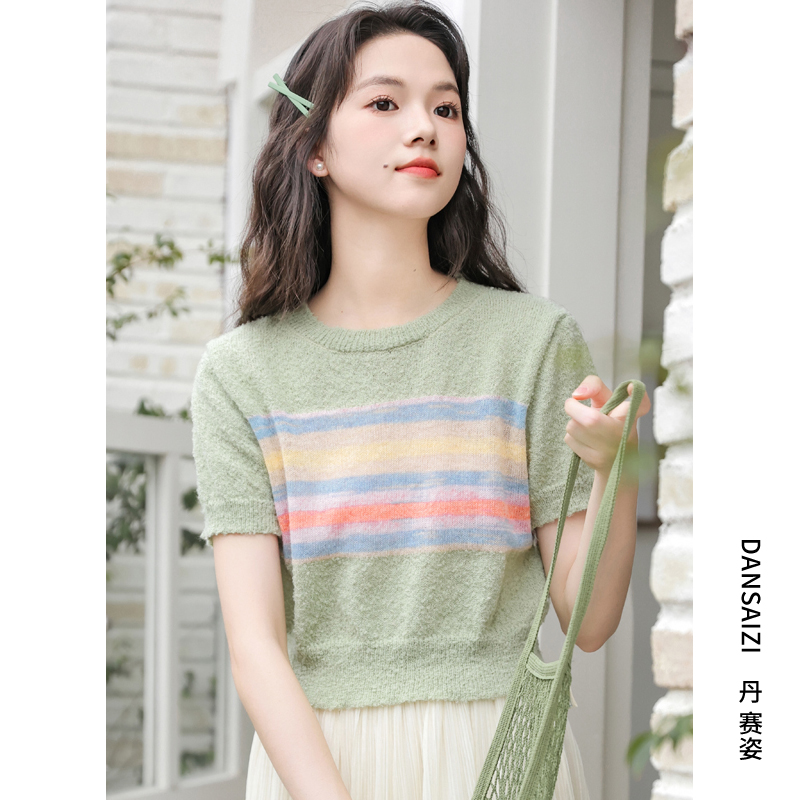 เสื้อผ้าวัยรุ่นเกาหลี เสื้อยืดวัยรุ่นผู้หญิง มีขนาด S M L XL