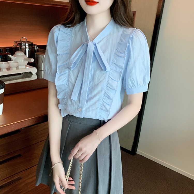 เสื้อเชิ้ตผู้หญิงใส่ทํางาน 390 บาทต่อชิ้น ฟรีค่าจัดส่ง