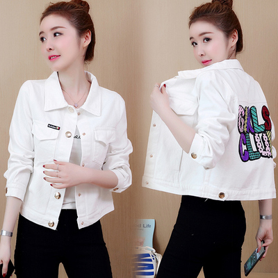 เสื้อแจ็คเก็ตยีนส์ เสื้อยีนส์ผู้หญิงเทห์ๆ