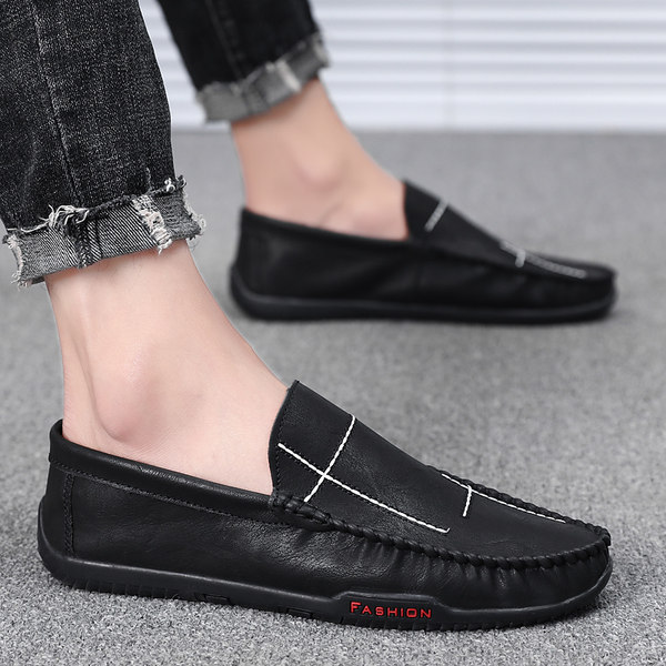 รองเท้าหนังผู้ชาย มีไซส์39-44 รองเท้าโลฟเฟอร์ชาย Slip-On Shoes