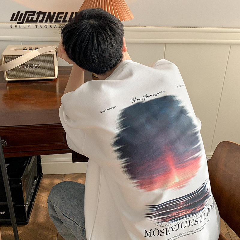 เสื้อยืดคอกลม ผู้ชาย เสื้อยืดผู้ชายเกาหลี เสื้อยืดเกาหลี แบรนด์ NELLY