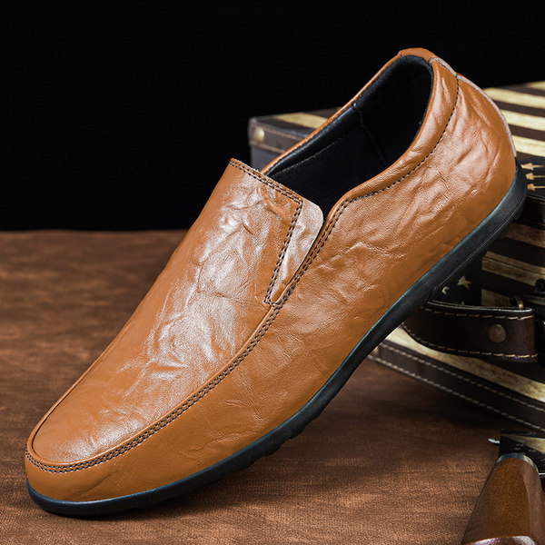 รองเท้าหนังผู้ชาย มีไซส์39-44 รองเท้าโลฟเฟอร์ชาย Slip-On Shoes