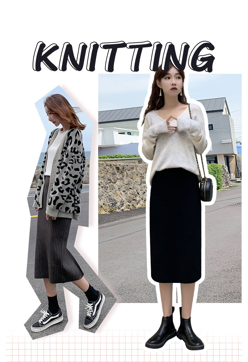 กระโปรงไหมพรม ผ้าร่อง ทรงสวย เกาหลีมากกกกกก ห้ามพลาดเลยน้า ยืดได้เยอะจ้า