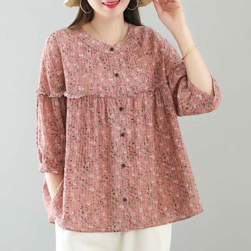 เสื้อลินิน เสื้อผ้าฝ้ายลินิน เสื้อเชิ้ตผ้าลินิน BY Zimo