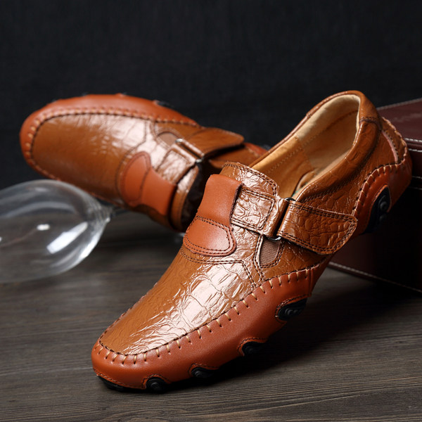 รองเท้าหนังผู้ชาย มีไซส์39-44 รองเท้าโลฟเฟอร์ชาย Slip-On Shoes