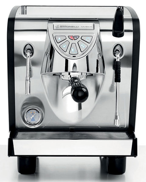 NUOVA SIMONELLI MUSICA BLACK 220V. 1 FILTER HOLDER