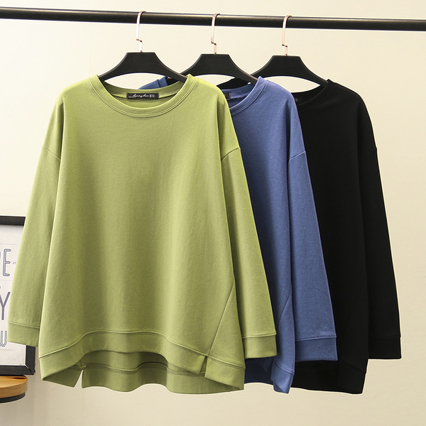 เสื้อกันหนาวคนอ้วน เสื้อกันหนาวสาวอ้วน เสื้อกันหนาวคนอวบ เสื้อกันหนาวแขนยาวสำหรับสาวอวบ อ้วน