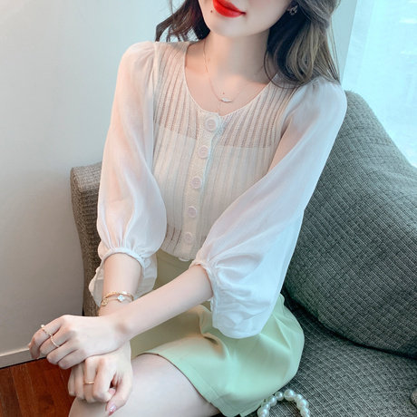 เสื้อชีฟองเกาหลี เสื้อชีฟองสวยๆ