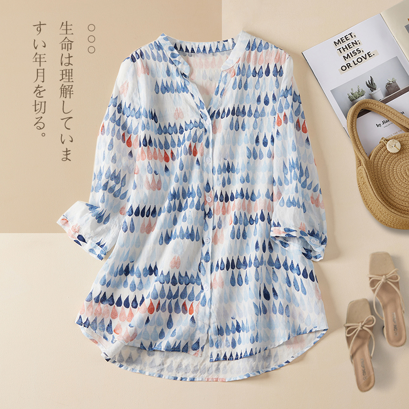 เสื้อลินิน เสื้อผ้าฝ้ายลินิน เสื้อเชิ้ตผ้าลินิน