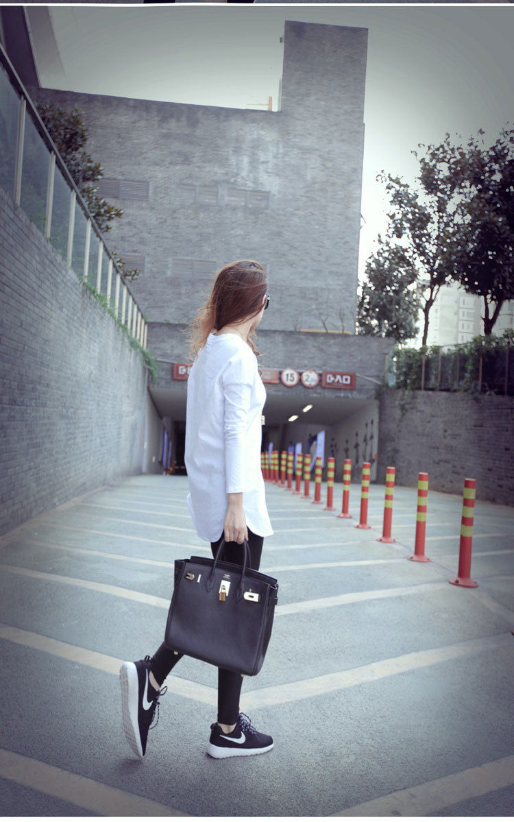 Legging เลกกิ้งกันหนาว สีดำ ผ้าเนื้อเลื่อมบุขน ทรงสวย กระชับทรง