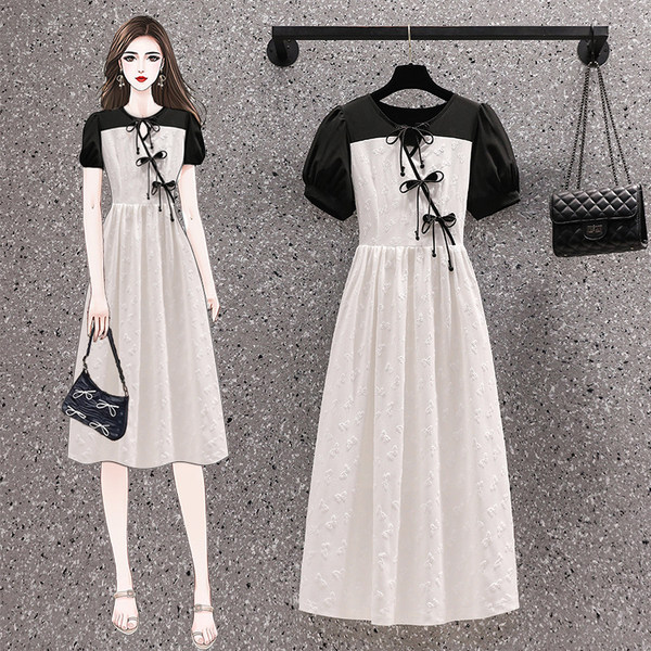 เดรสคนอ้วน เดรสสาวอวบ ชุดเดรสคนอ้วนวัยรุ่น BY PLUS SIZE Girl