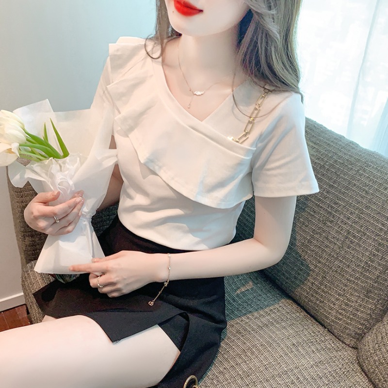 เสื้อเชิ้ตผู้หญิงใส่ทํางาน 390 บาทต่อชิ้น ฟรีค่าจัดส่ง