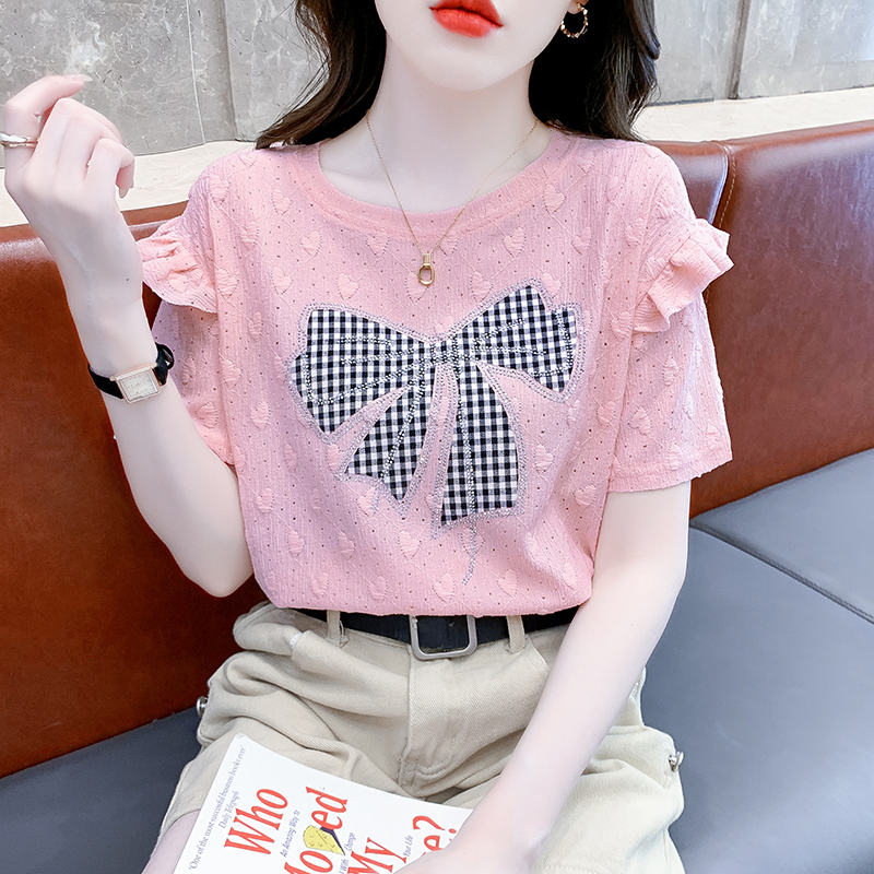 เสื้อผ้าวัยรุ่นเกาหลี เสื้อยืดวัยรุ่นผู้หญิง มีขนาด S M L XL