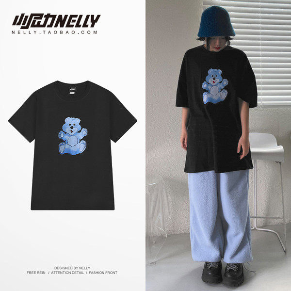 เสื้อยืดคอกลม ผู้ชาย เสื้อยืดผู้ชายเกาหลี เสื้อยืดเกาหลี แบรนด์ NELLY