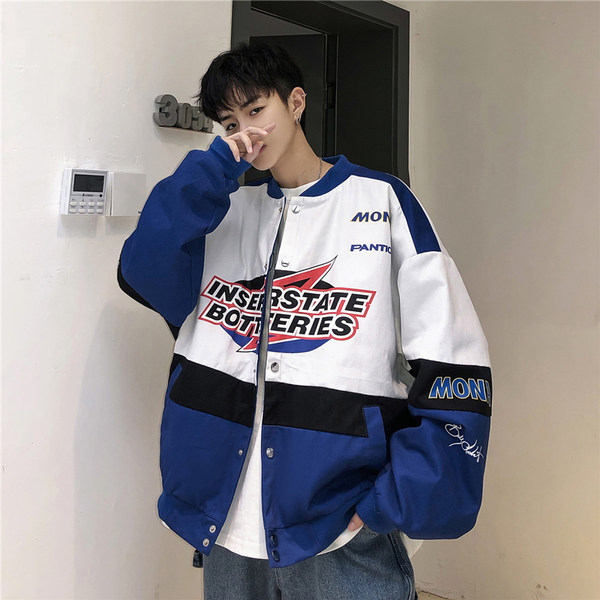เสื้อแจ็คเก็ตเบสบอล เสื้อคลุม เสื้อแขนยาวสไตล์เกาหลี