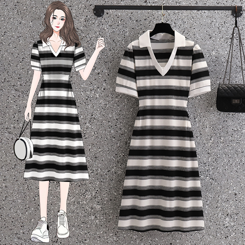 เดรสคนอ้วน เดรสสาวอวบ ชุดเดรสคนอ้วนวัยรุ่น BY PLUS SIZE Girl