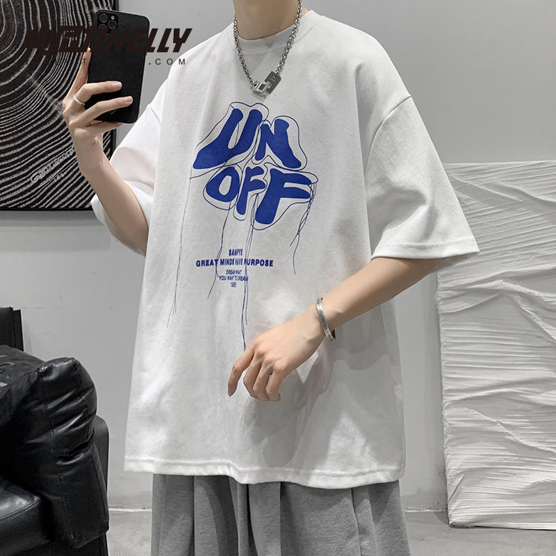 เสื้อยืดคอกลม ผู้ชาย เสื้อยืดผู้ชายเกาหลี เสื้อยืดเกาหลี แบรนด์ NELLY